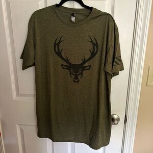 Bucked up green tshirt